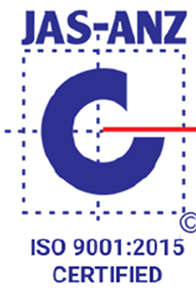 JAS-ANZ ISO 9001:2015 Certified
